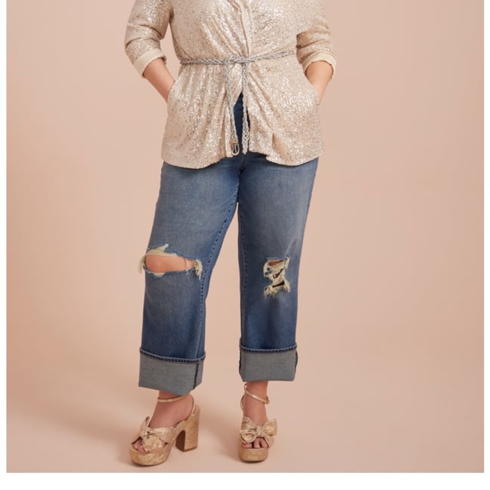 Never Worn, Size 20 Arula Wide Leg Jeans.
